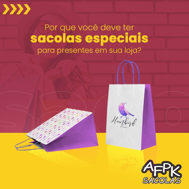 Por que você deve ter sacolas especiais para presentes em sua loja?