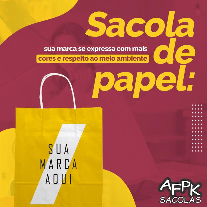 Sacolas de papel sua marca se expressa com mais cores e respeito ao meio ambiente