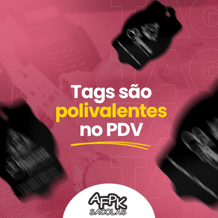 Tags são polivalentes no PDV