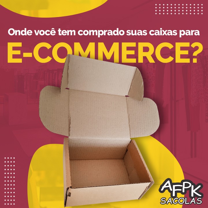 Onde você tem comprado suas caixas para e-commerce?