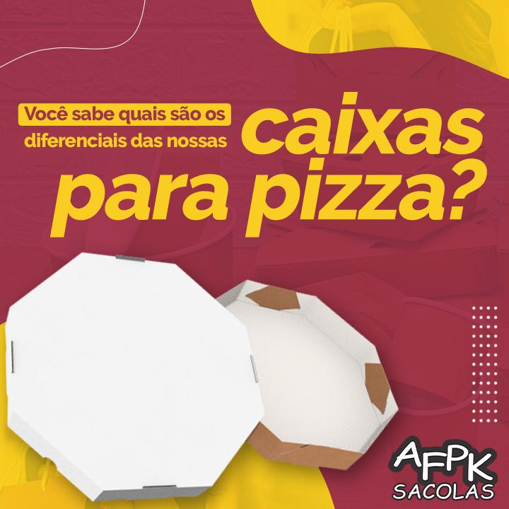 Você sabe quais são os diferenciais das nossas caixas para pizza?